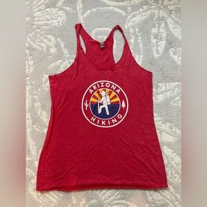 Arizona Hiking Red Razorback Tank Top